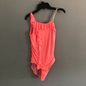 Coral Xhilaration Kids One Piece Simsuit